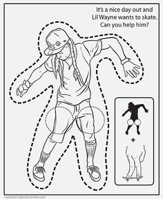 236x287 Lil Wayne Coloring Pages Coloring Pages Lil Wayne