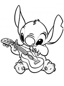 225x300 Lovely Decoration Stitch Coloring Pages Stitch In Lilo Stitch