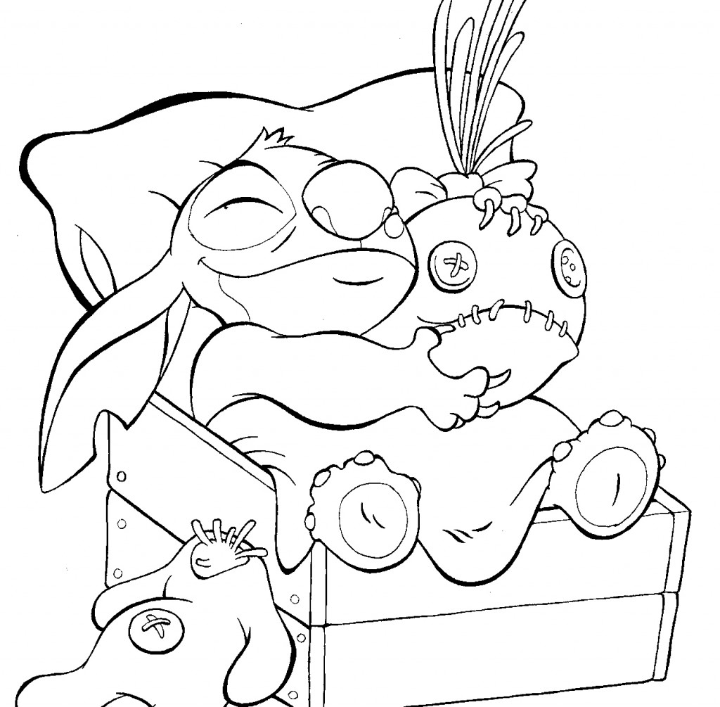 1024x1005 Lilo And Stitch Coloring Pages For Christmas Fun For Christmas