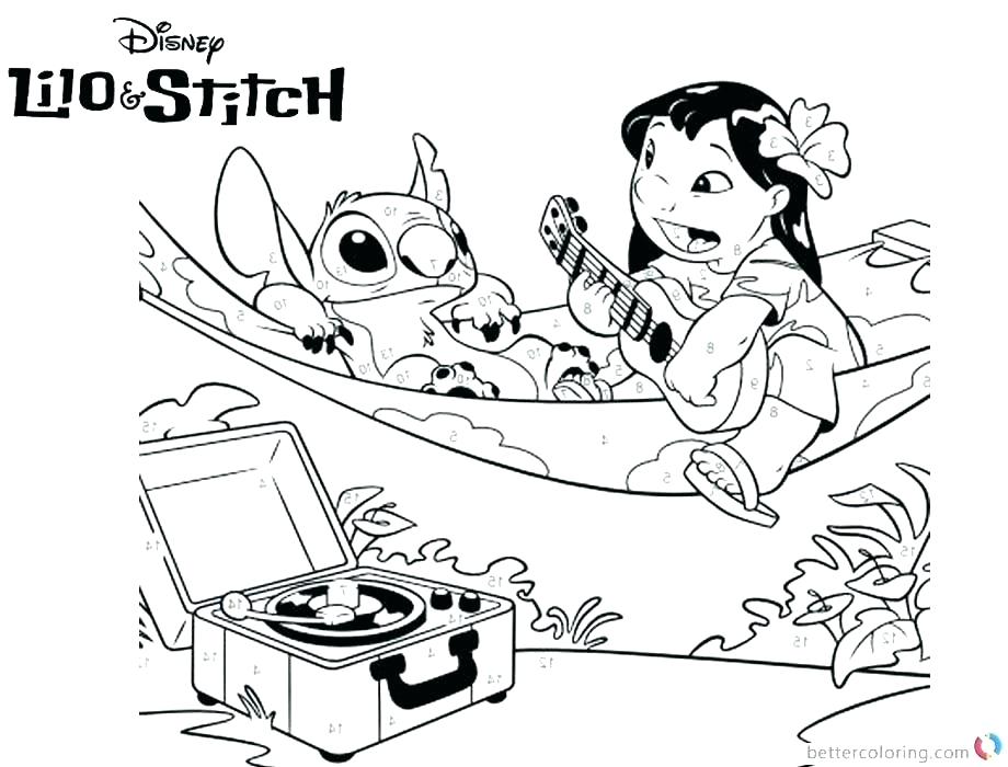 920x700 Color Pages Stich Lilo Stitch Color Pages