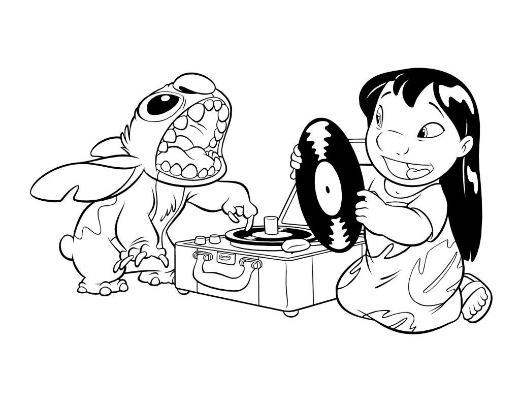 1024x791 Free Printable Lilo And Stitch Coloring Pages For Kids Stitch