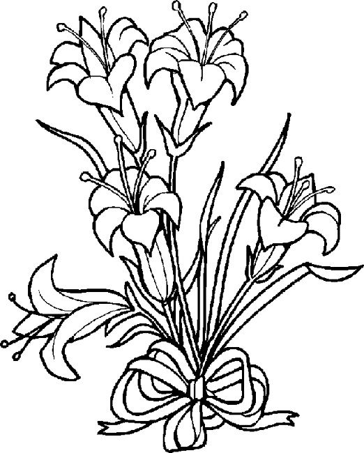 522x650 25 Best Flowers Images On Colouring Pages, Coloring