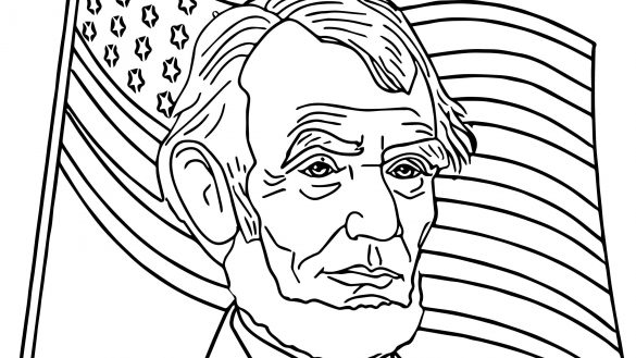 585x329 Abraham Lincoln Coloring Pages Freecolorngpages Co