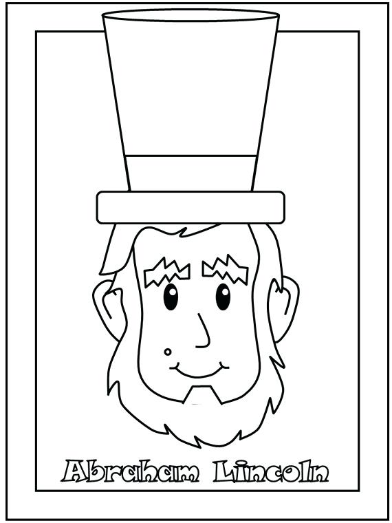 570x760 President Lincoln Coloring Pages