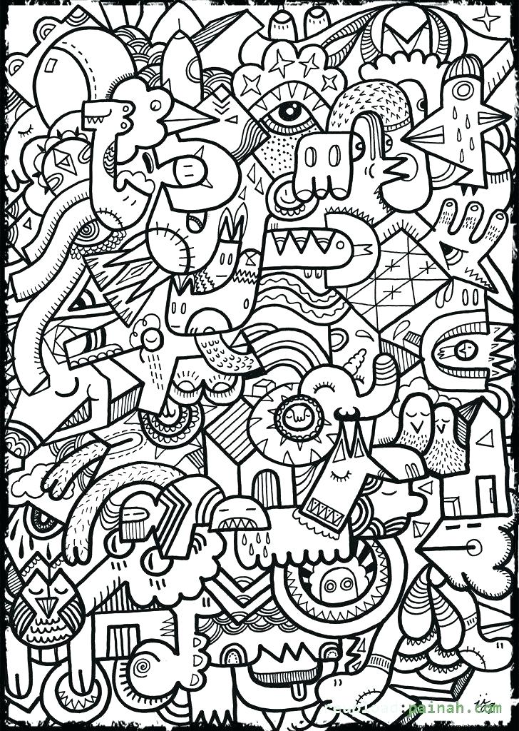 728x1024 Design Coloring Pages Random Coloring Pages Random Lines Colouring