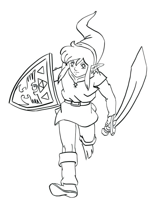 618x801 Toon Link Coloring Pages Elegant Legend For Kids And Pictures