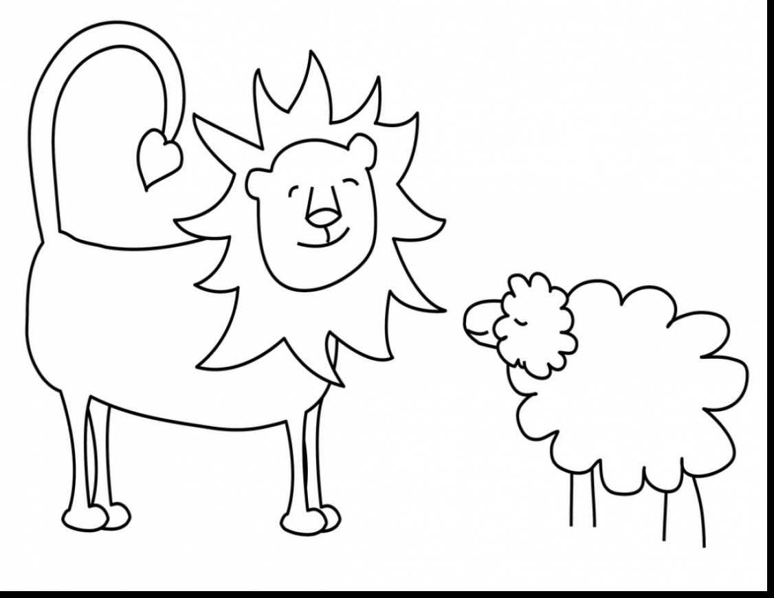 1126x870 28 Lamb Coloring Page Collections Free Coloring Pages
