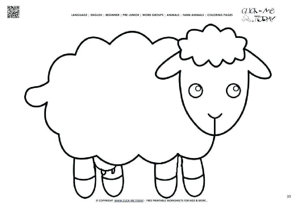 1053x745 Coloring Page Lamb A Little Lamb Coloring Page Free Coloring Page