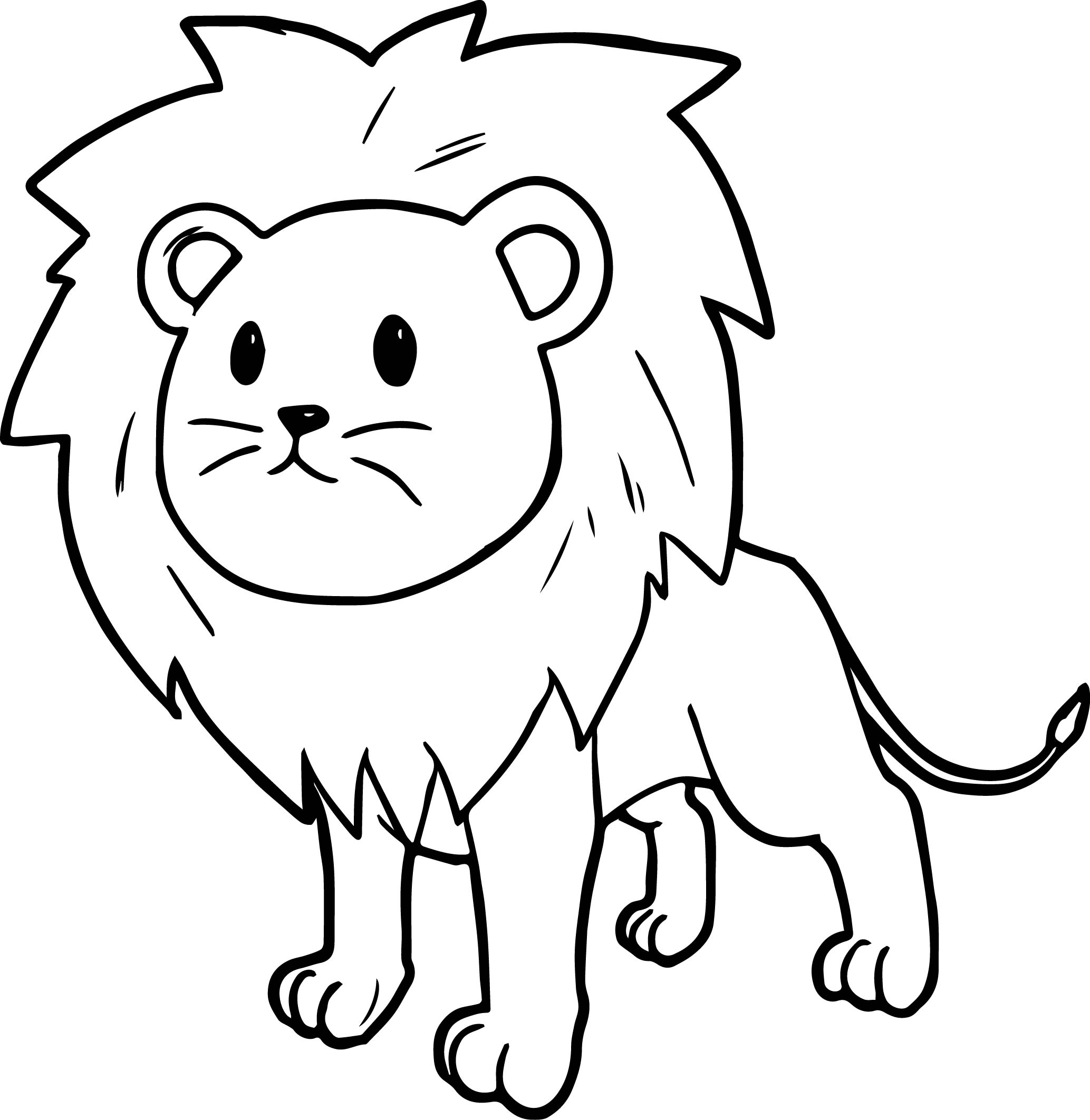 2067x2125 Lion Coloring Page Inspirational Lion Cartoon Colouring Pages