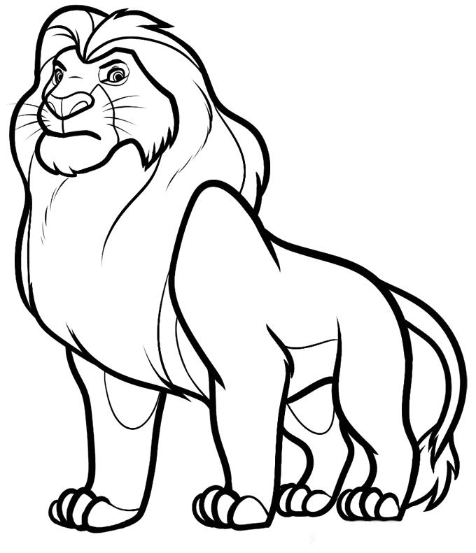 680x791 Lion Coloring Pages Lion Coloring Pages Google Search Lions