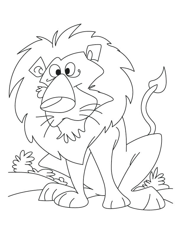 612x792 Lion Coloring Page And The Lions Den Preschool Coloring Pages