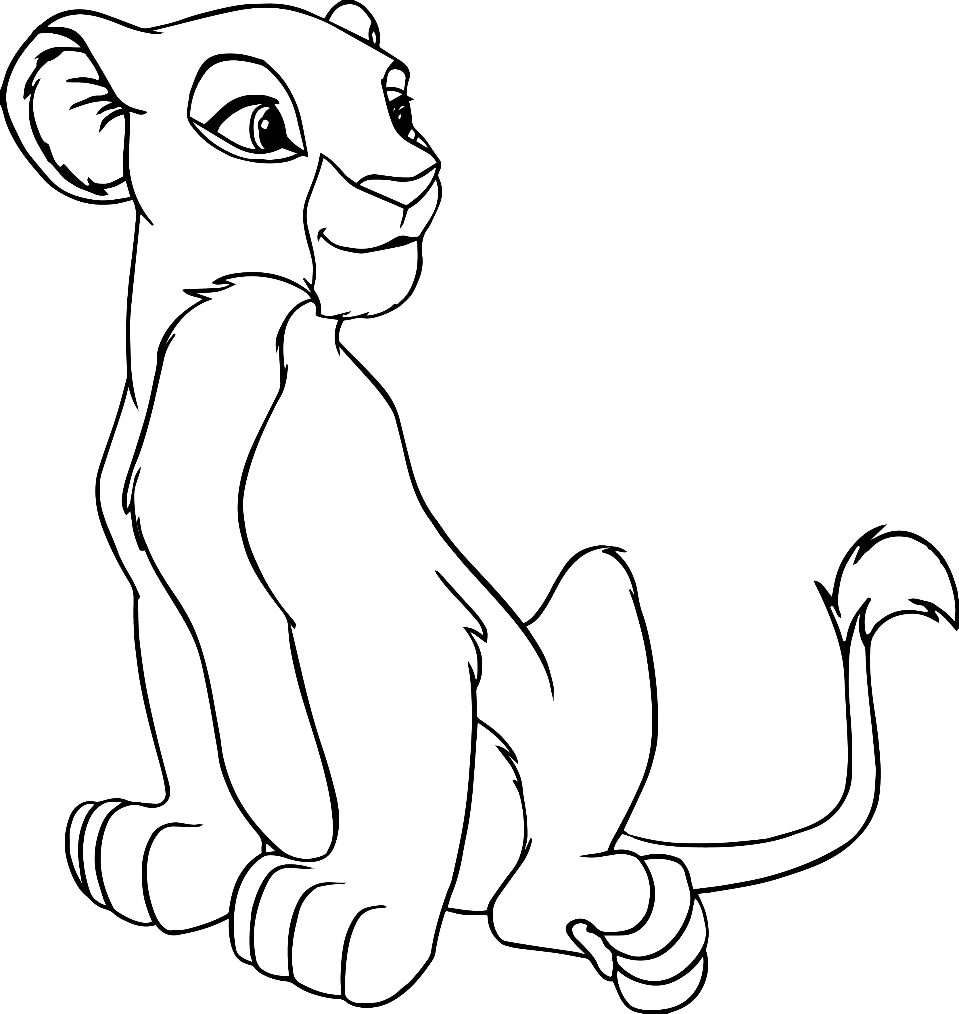 3336x3525 Standing Lion Coloring Page Free Printable Pages Also Pic