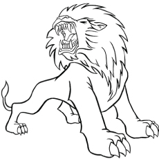 230x230 Top 20 Free Printable Lion Coloring Pages Online
