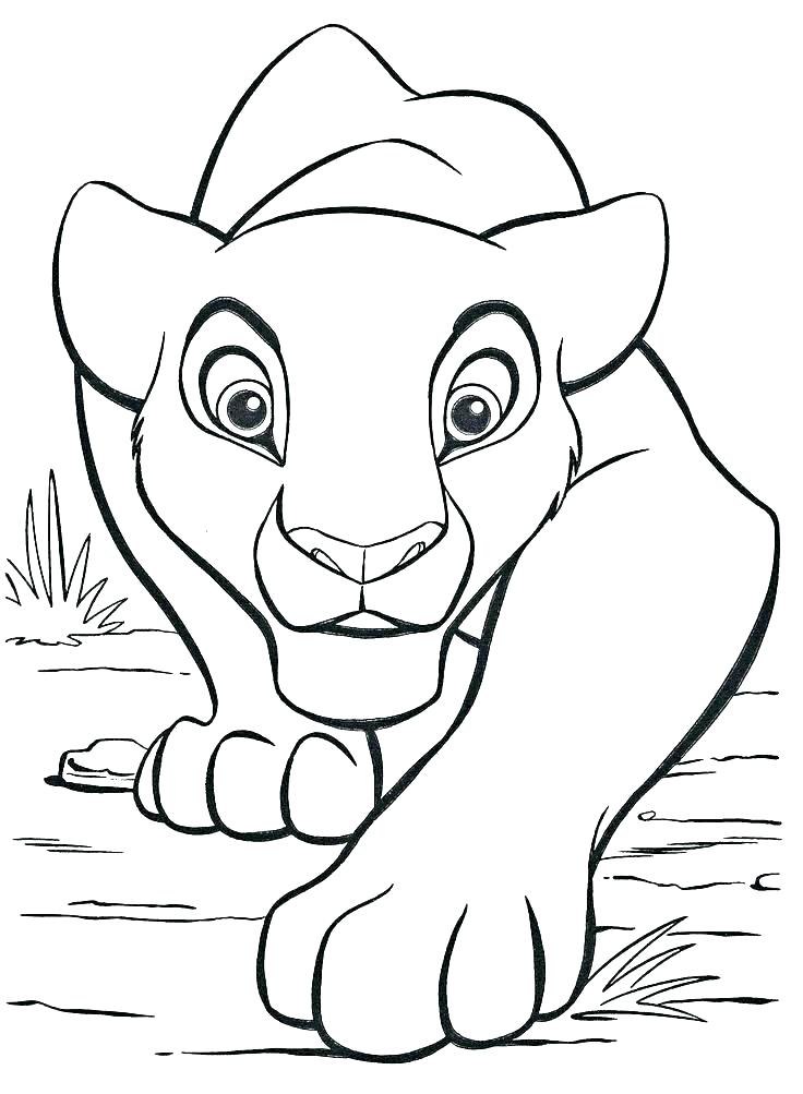 736x1003 Mountain Coloring Page Baby Lion Colouring Pages Printable
