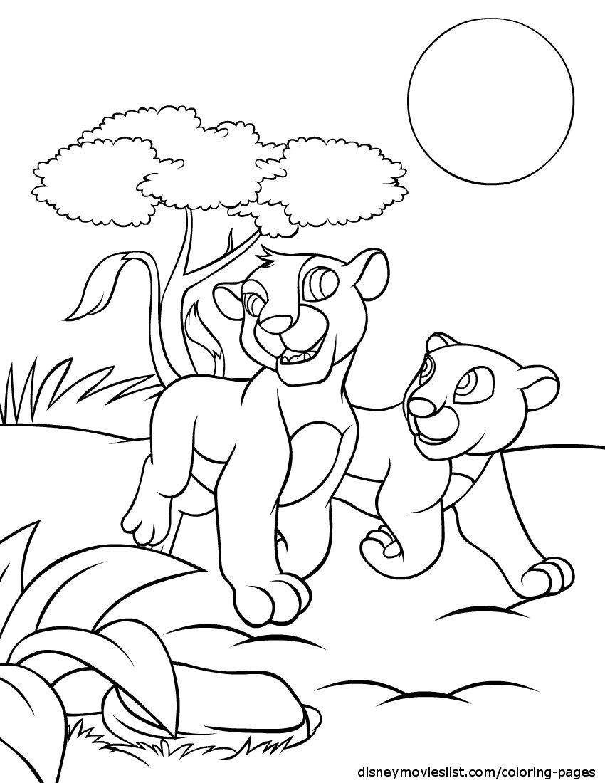 850x1100 Strikingly Beautiful Disney Printable Coloring Pages S Lion King