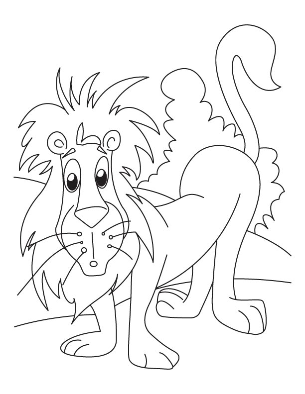 612x792 Free Printable Lion Coloring Pages For Kids