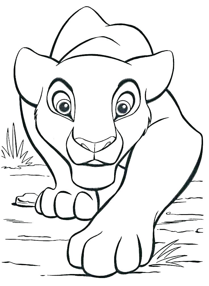 736x1003 Lion Cub Coloring Pages Impair.co