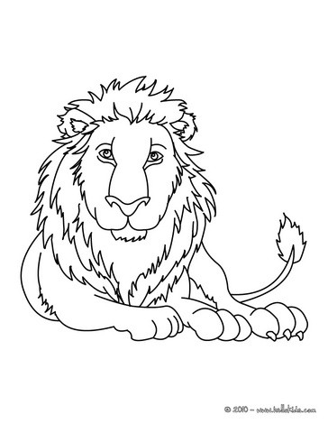 364x470 Lioness With Lion Cub Coloring Pages