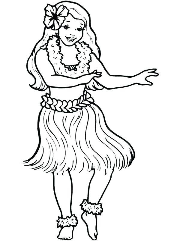 600x800 Dance Coloring Page Hula Dance Is Traditional Dance Coloring Page