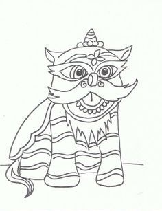 236x307 Chinese New Year Lion Dance Coloring Page Kids Coloring Pages