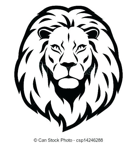 450x470 Lion Head Coloring Page Impair.co