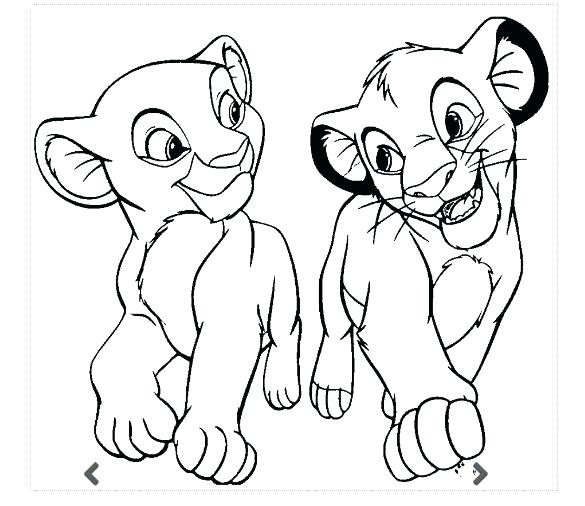 585x506 Lion King 2 Color Pages Kids Coloring Coloring Pages Lion King