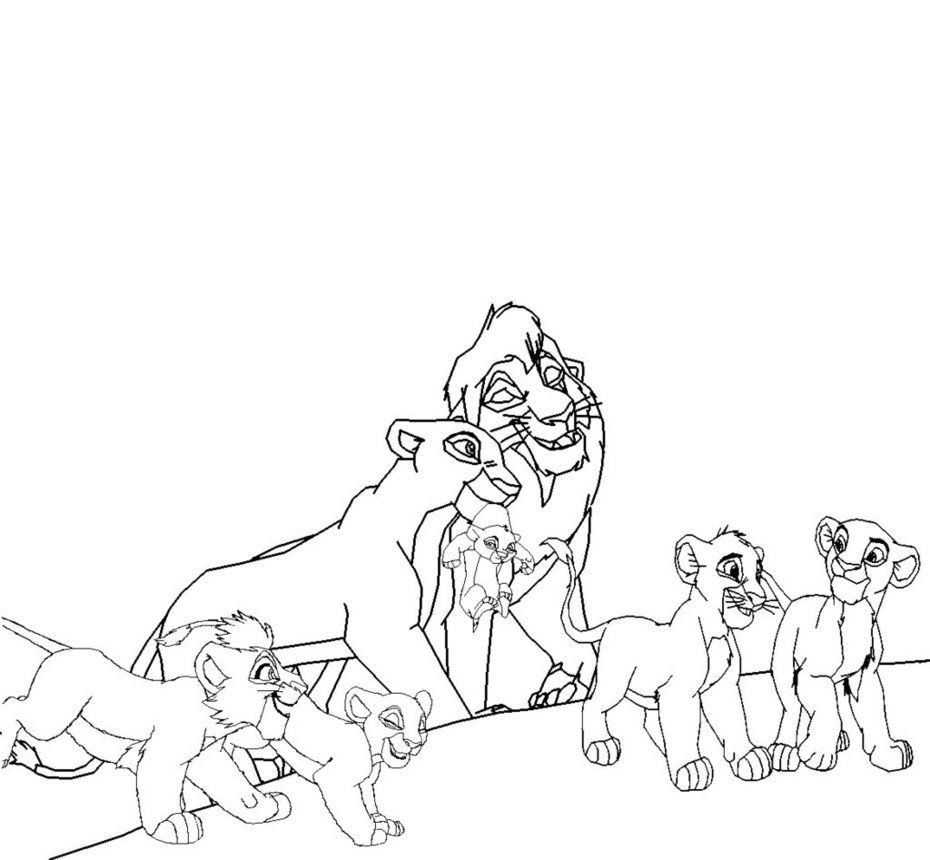 930x860 Lion King 2 Coloring Pages Google All Art