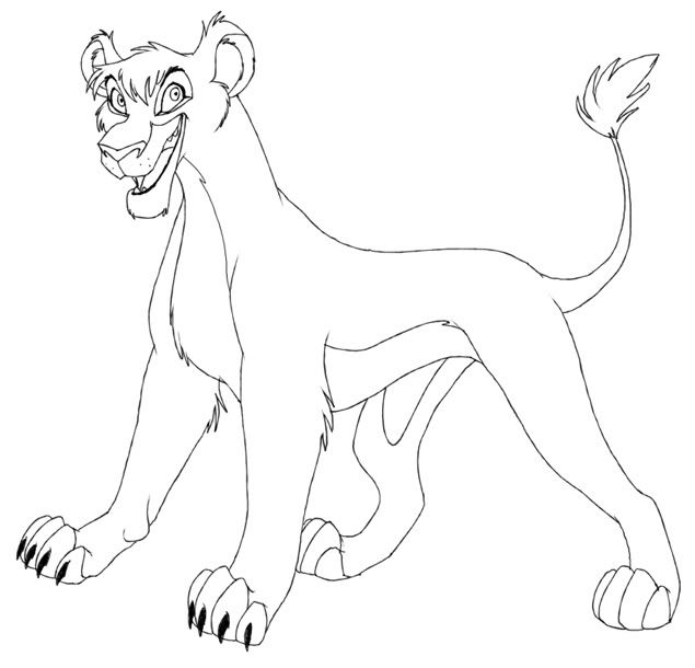 635x610 Lion King 2 Coloring Pages