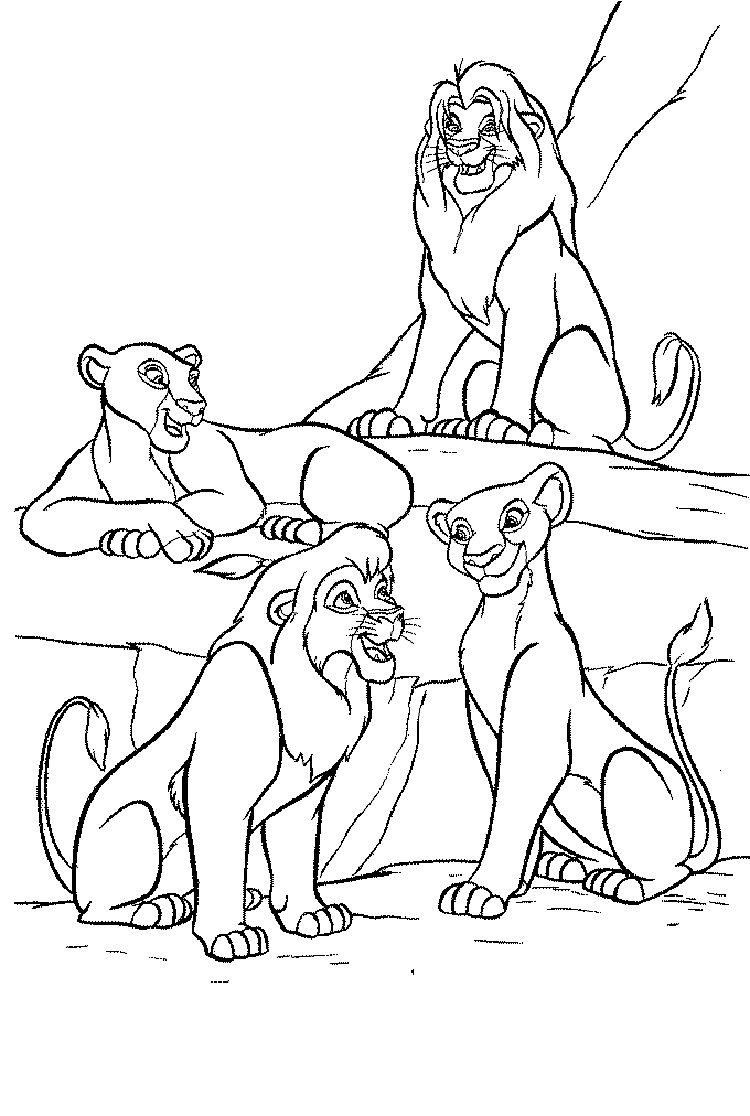 750x1116 Lion King 2 Coloring Pages To Print
