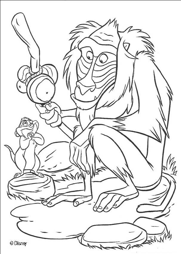 607x850 The Lion King Coloring Pages