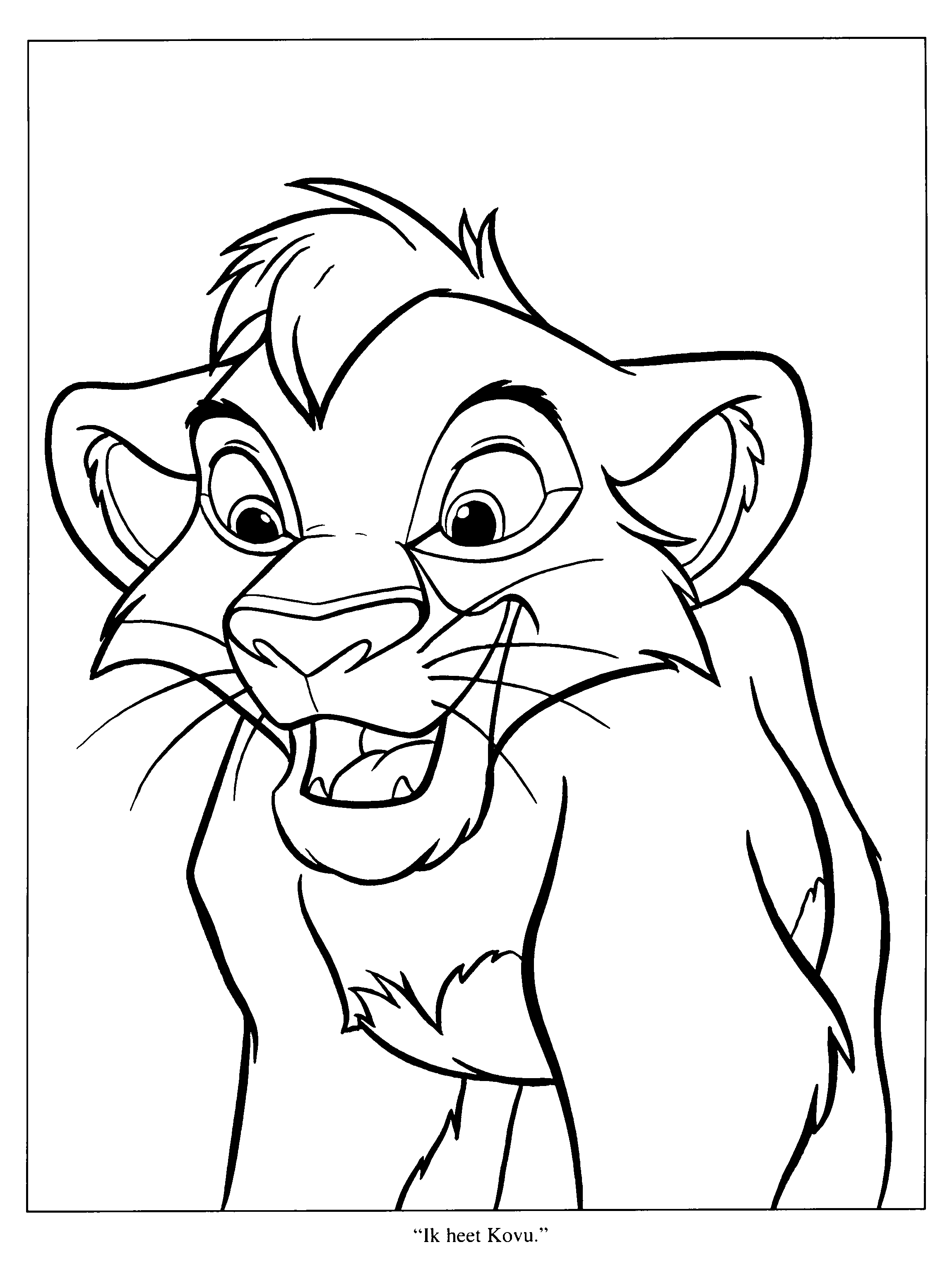 2300x3100 Lion King Coloring Pages Kiara