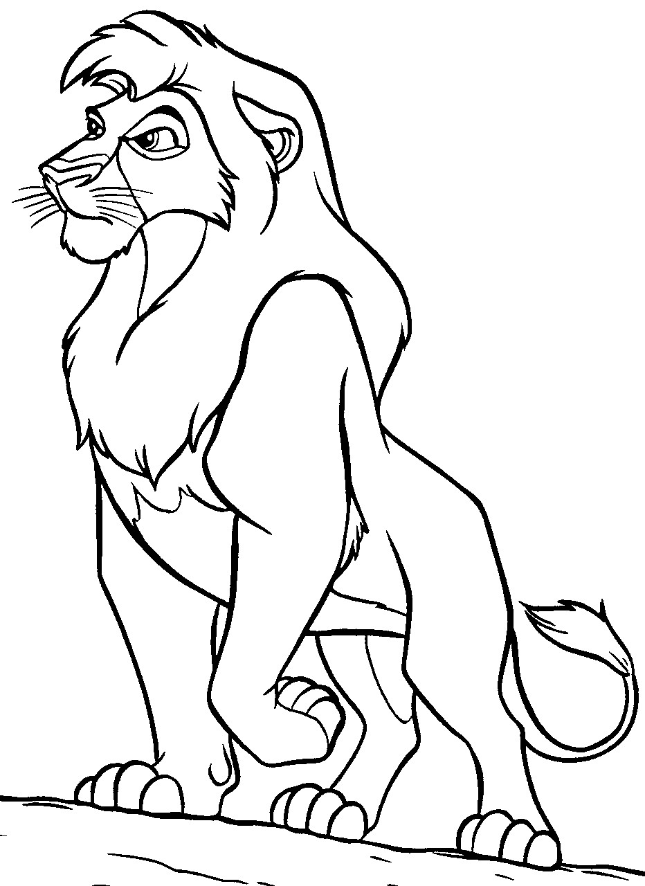 932x1280 Wonderful Lion King Coloring Pages Kovu Fiscal
