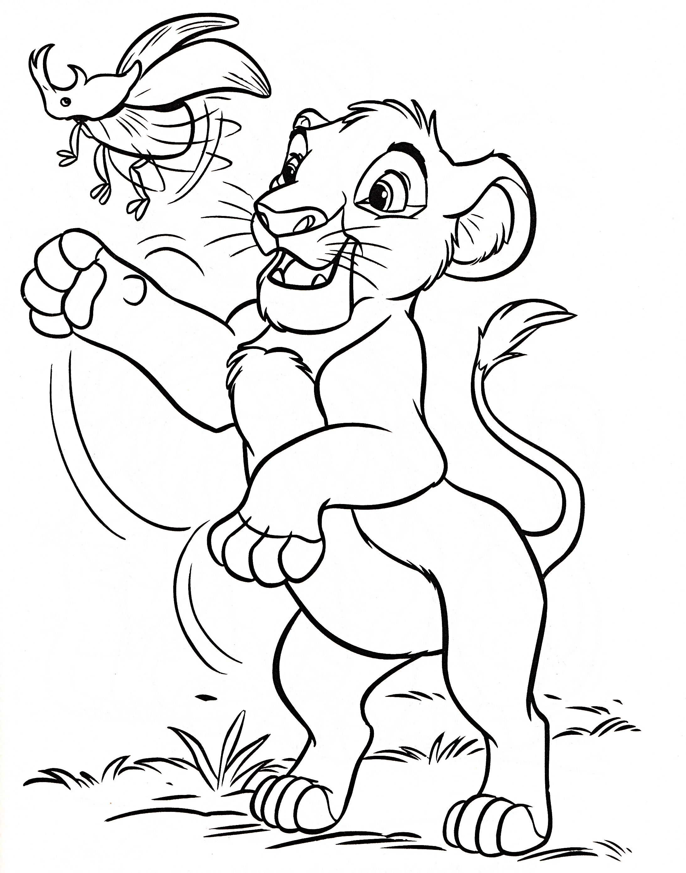 2187x2785 High Tech Lion King Coloring Pages Kovu Fresh Disney Design