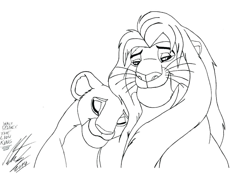 1024x721 Nala Coloring Pages Lion King Color Pages Lion King Color Pages