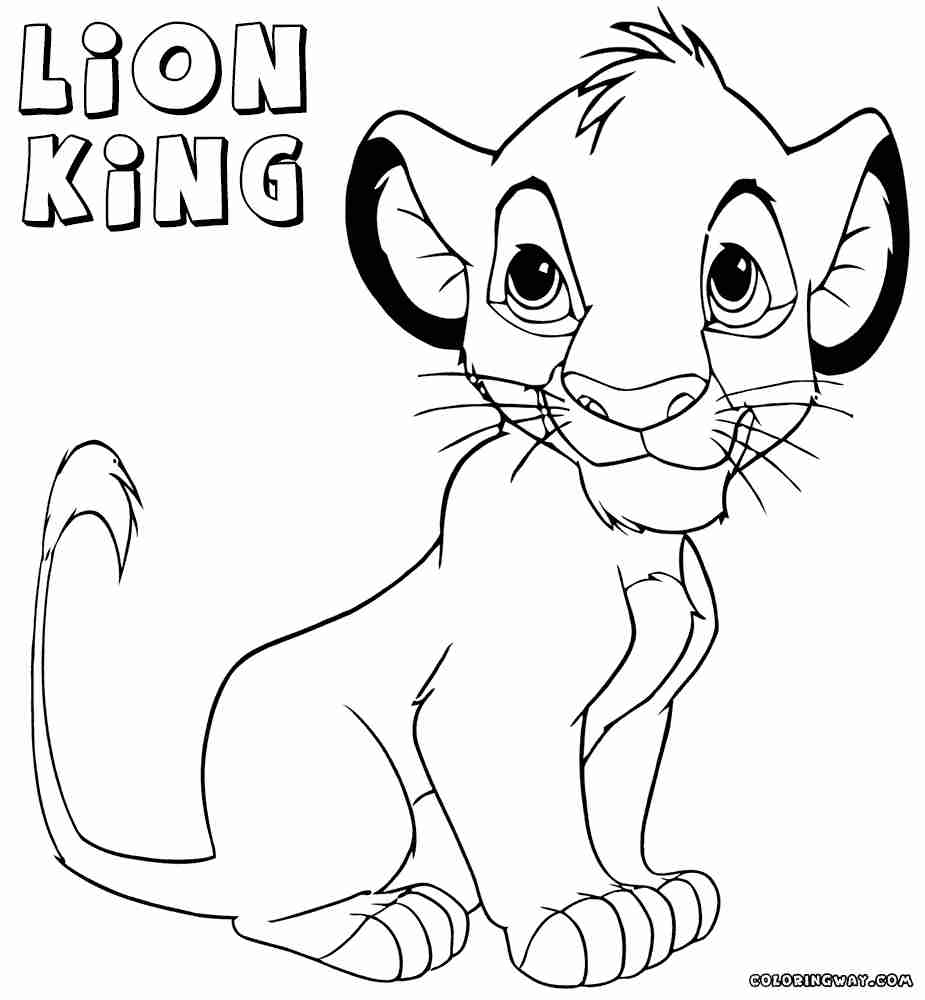 925x1000 Lion King Coloring Pages Simba Amazing Disney Olegratiy