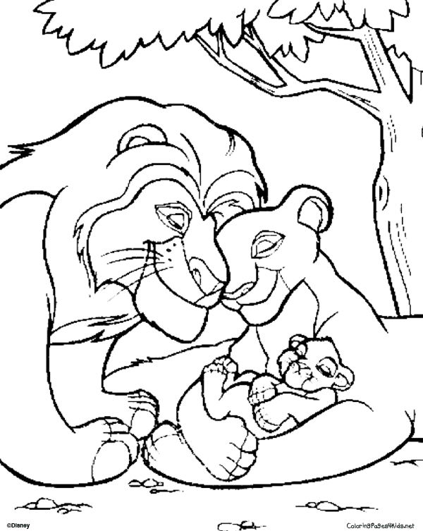 600x753 Cheerful Lion King Coloring Pages Baby Big Disney 2 Simba