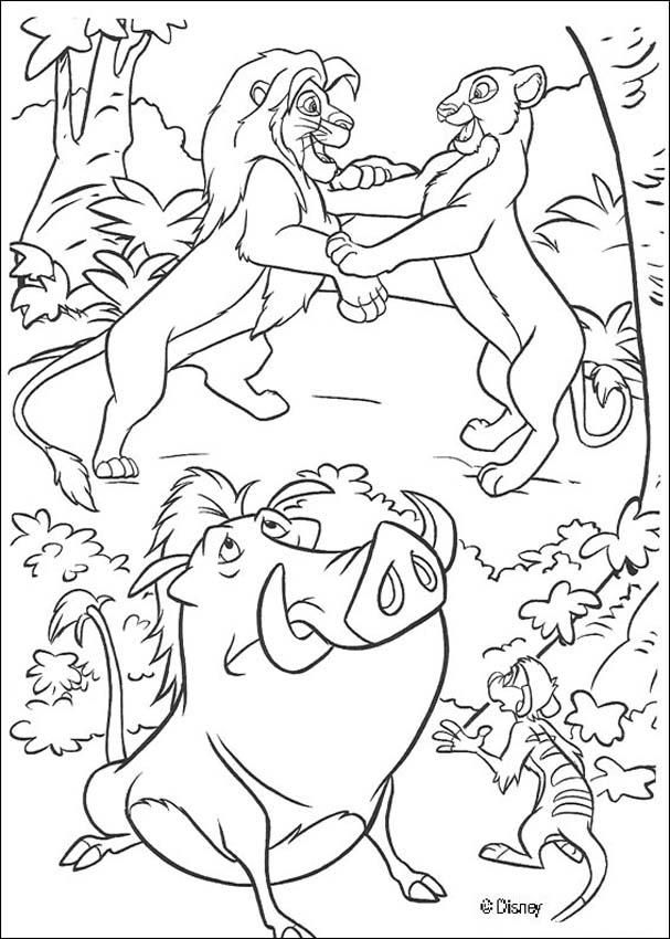 607x850 The Lion King Coloring Pages