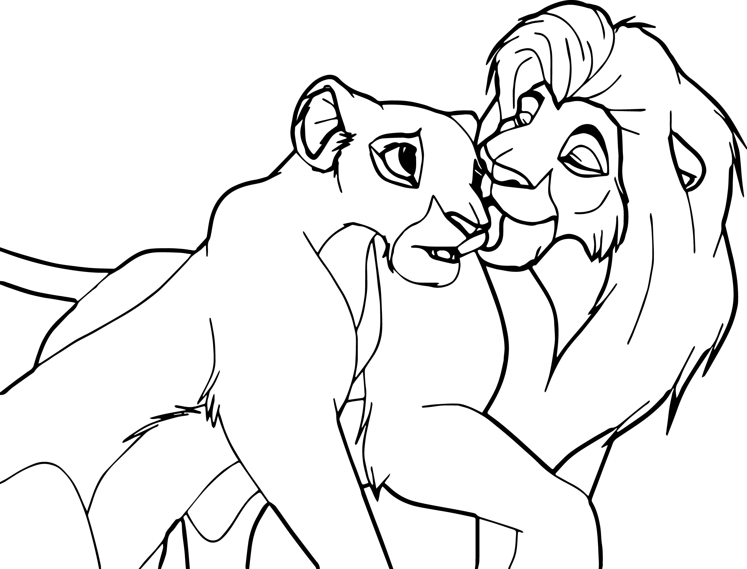 2461x1874 The Lion King Coloring Pages Epartners Free Lion King Coloring