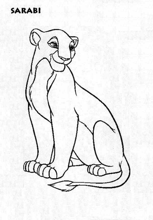 Lion King Nala Coloring Pages