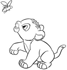 236x246 Simba And Nala Coloring Picture For Kids Printables