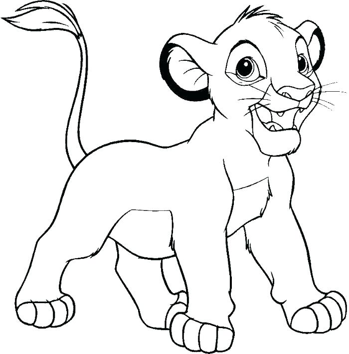 700x710 Coloring Simba And Nala Coloring Pages Lion King 2 Online. Simba
