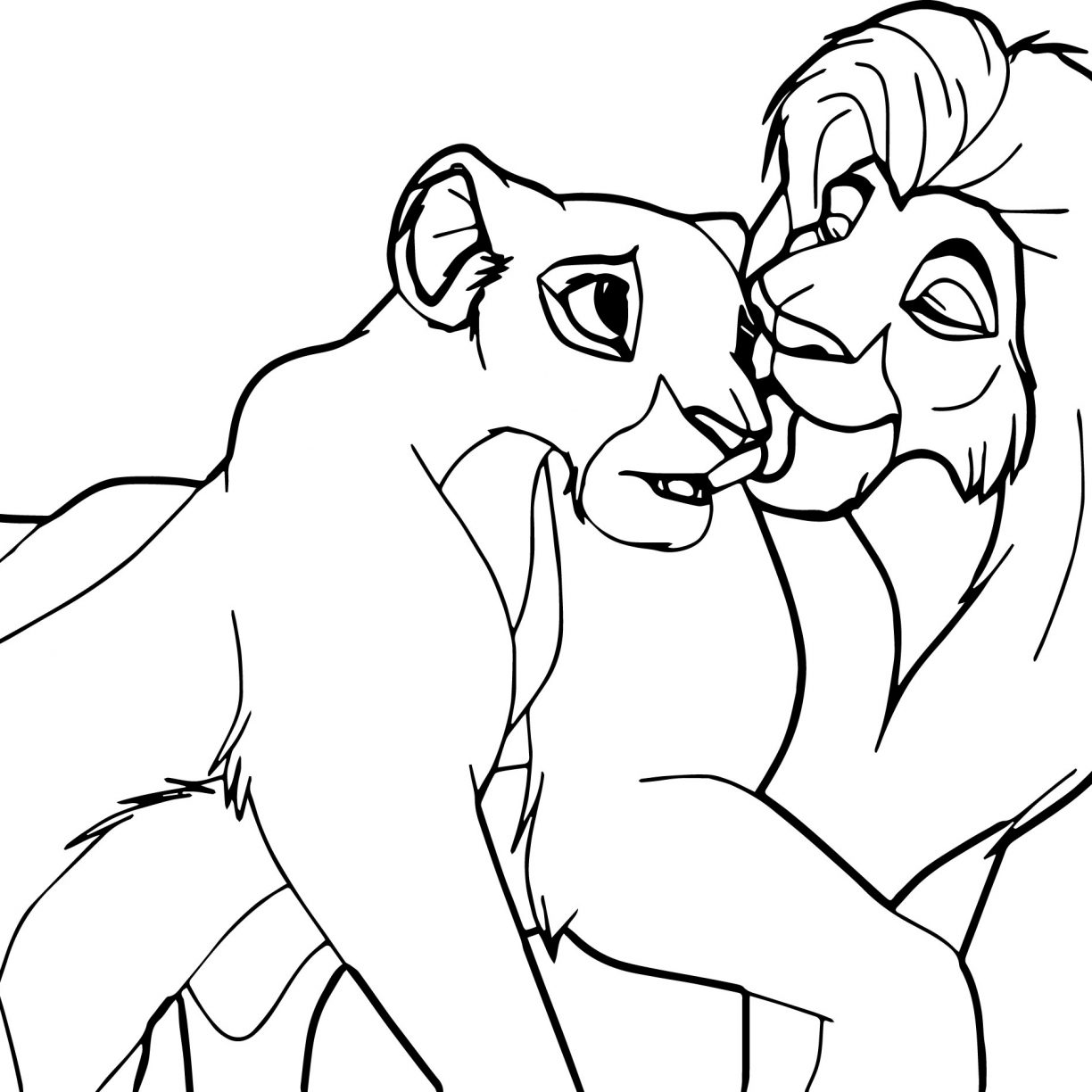 1224x1224 Cat Coloring Pages Print Color Lion King Printable General 2