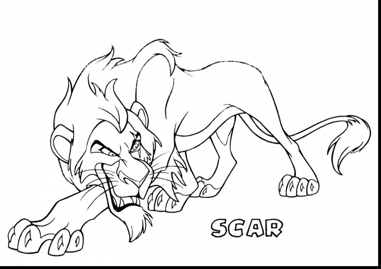 1320x932 Printable Scar The Lion King Coloring Page And Pages Auto Market