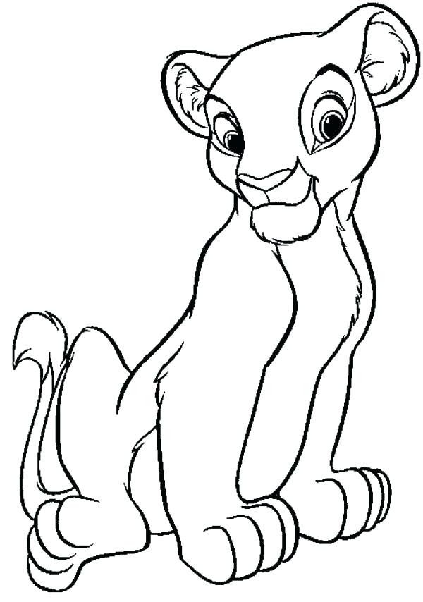 Lion King Simba Coloring Pages
