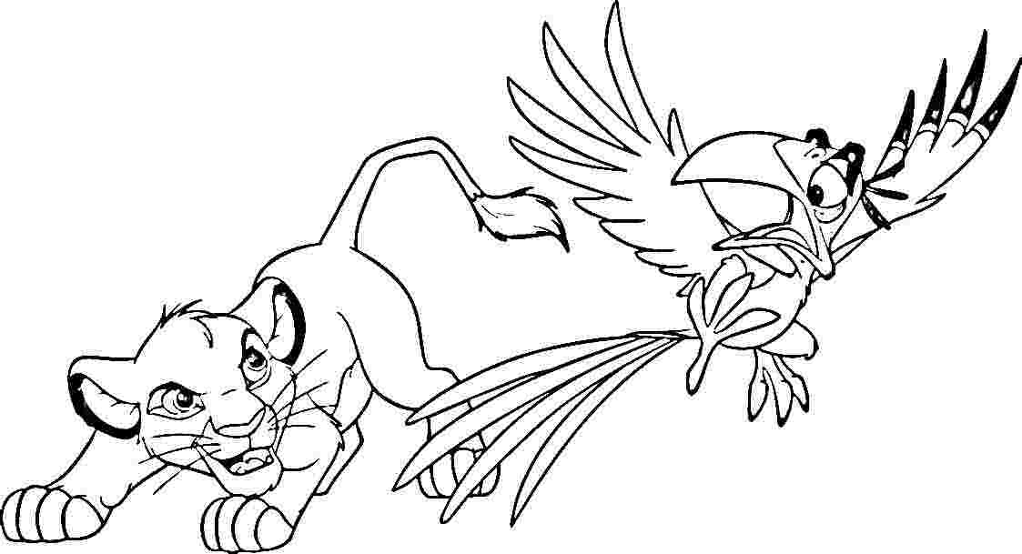 1123x609 Simba Coloring Pages 360coloringpages