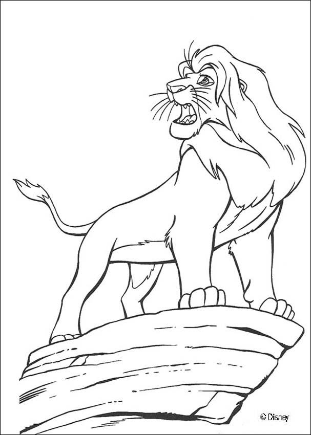 607x850 The Lion King Coloring Pages