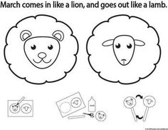 236x182 Lion And Lamb Template Lionlamb March Lambs