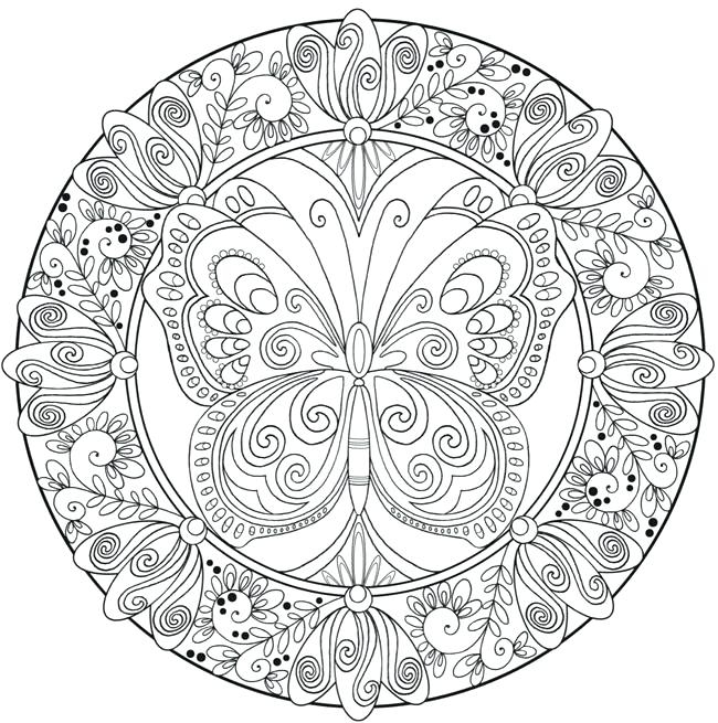 650x655 Mandala Coloring Pages To Print Mandala Coloring Pages Free