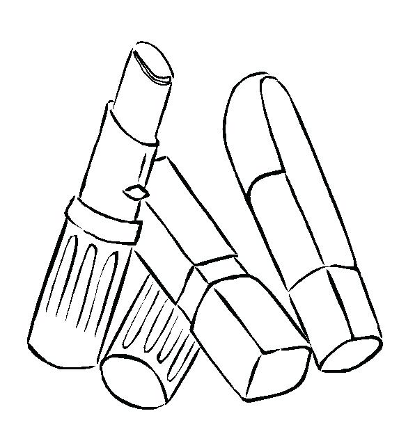 596x624 Lipstick Coloring Pages Awesome Lippy Lips Shopkins Coloring Page
