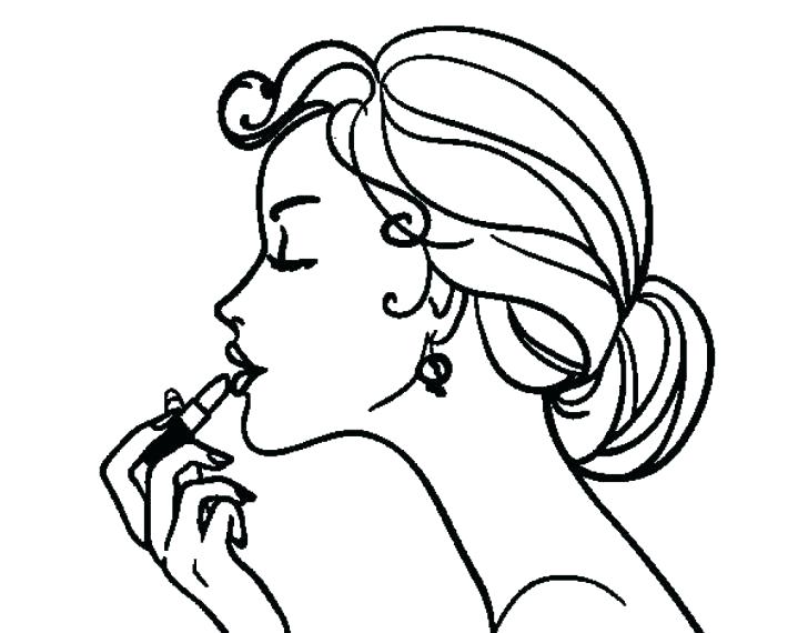 728x570 Lipstick Coloring Pages Makeup Coloring Pages Lipstick Coloring